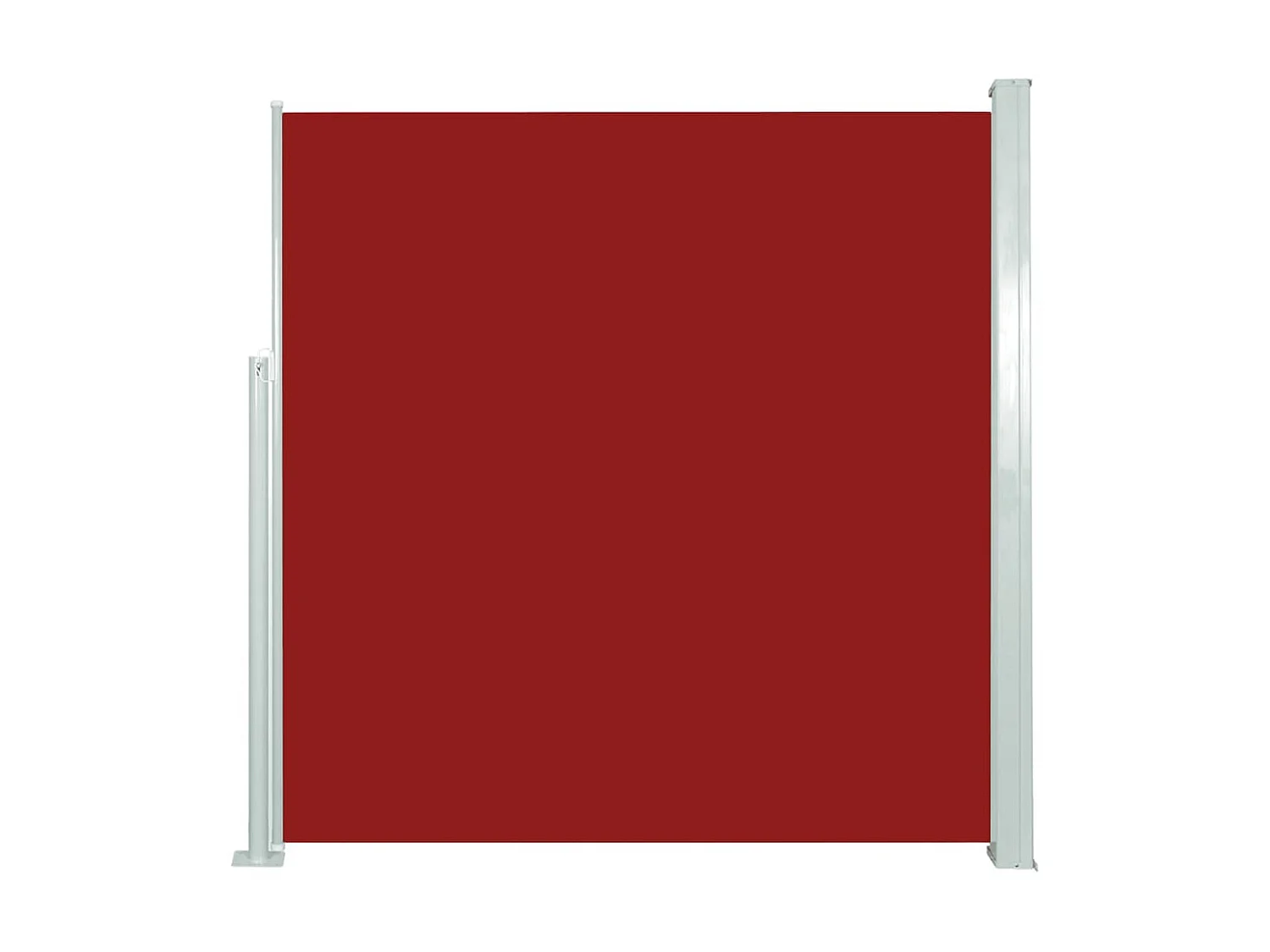 Auvent latéral rétractable 140 x 300 cm Rouge WVGQ3507
