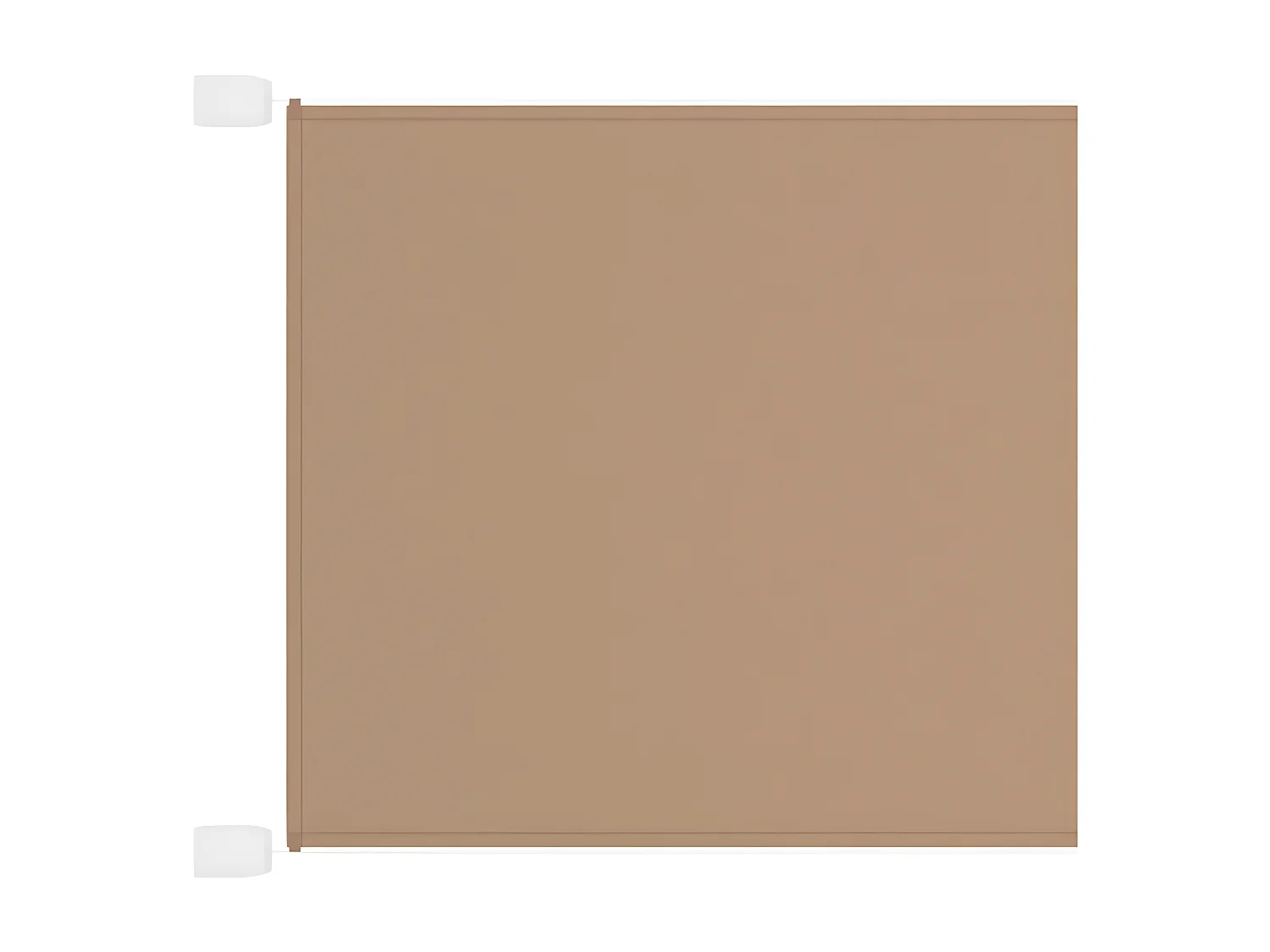 Auvent vertical Taupe 140x800 cm Tissu oxford WVGQ5879