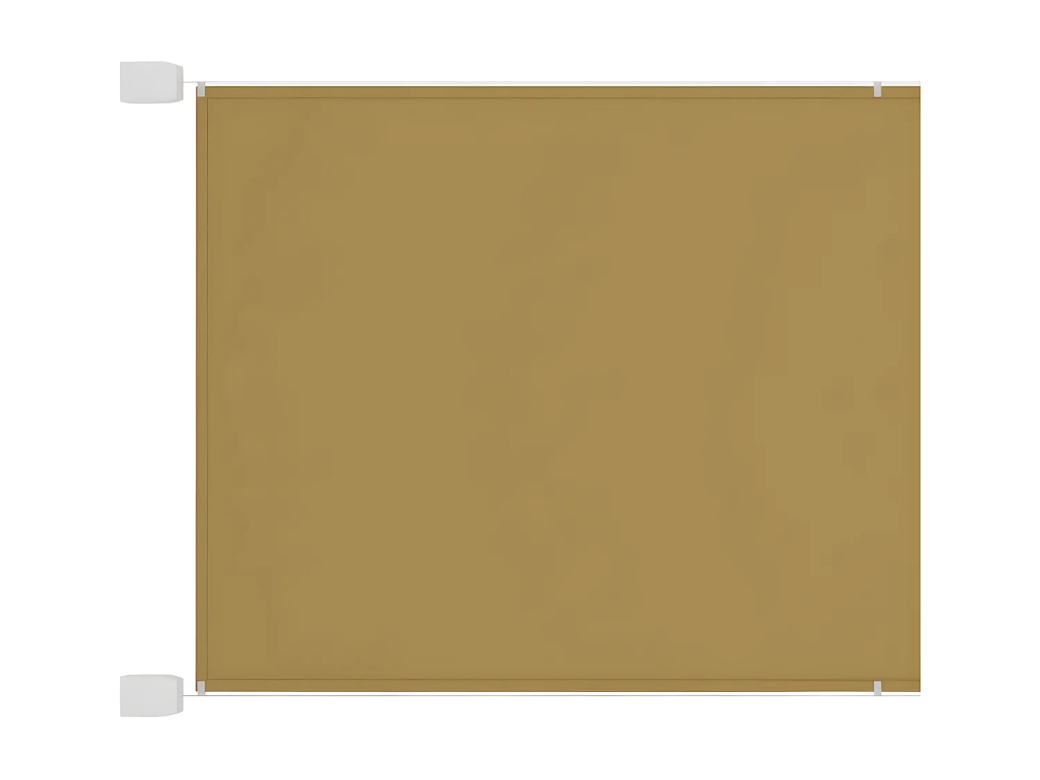 Auvent vertical Beige 140x800 cm Tissu oxford WVGQ6238