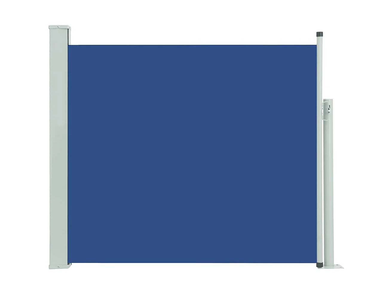 Auvent latéral rétractable de patio 100x300 cm Bleu WVGQ3663