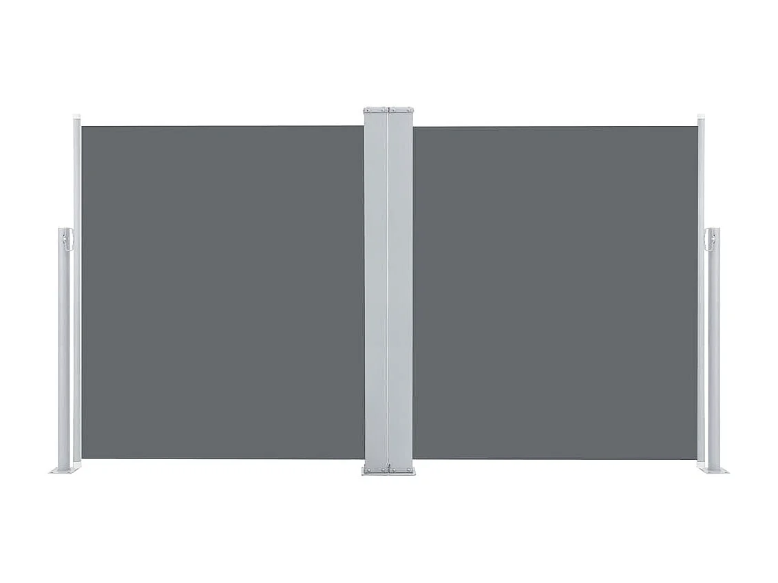 Auvent latéral rétractable Anthracite 140 x 600 cm WVGQ2062