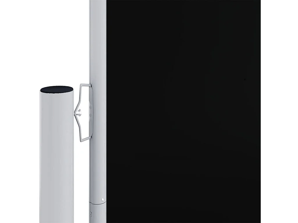 Auvent latéral rétractable Noir 180x1000 cm WVGQ8016