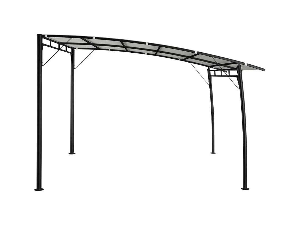 Auvent pare-soleil de jardin 3x3x2,55 m Crème WVGQ2393