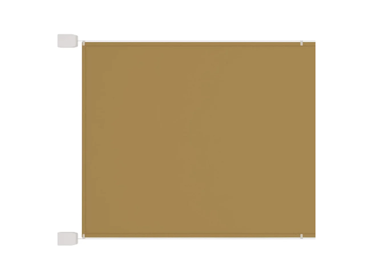 Auvent vertical Beige 100x800 cm Tissu oxford WVGQ4512