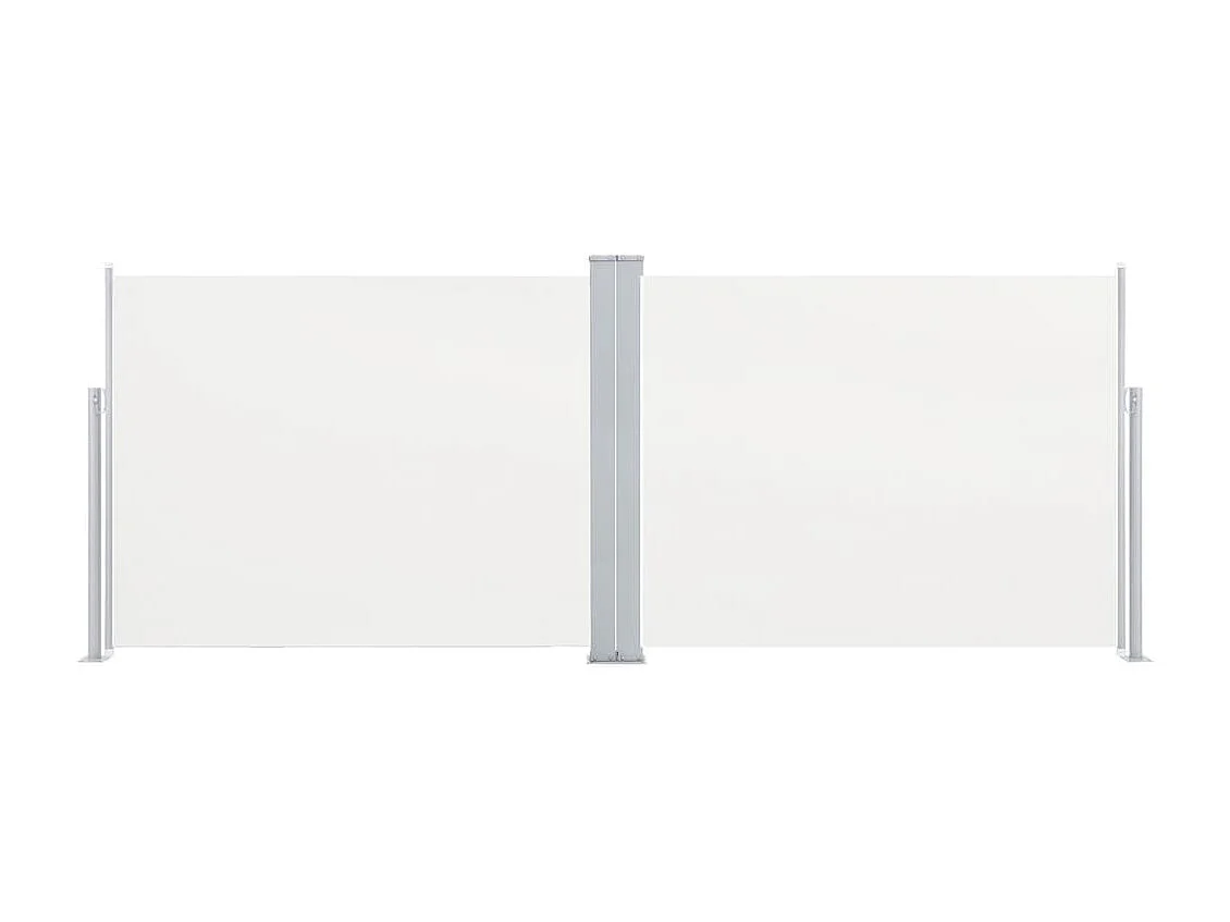 Auvent latéral rétractable Crème 140 x 1000 cm WVGQ2728