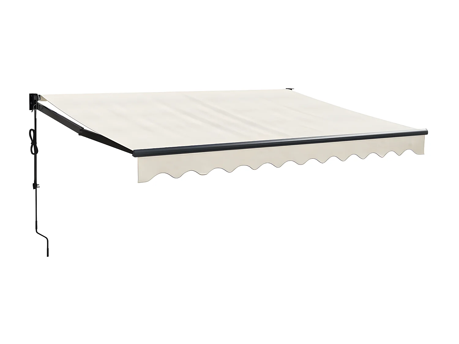 Auvent rétractable automatique crème 3x2,5 m WVGQ8666