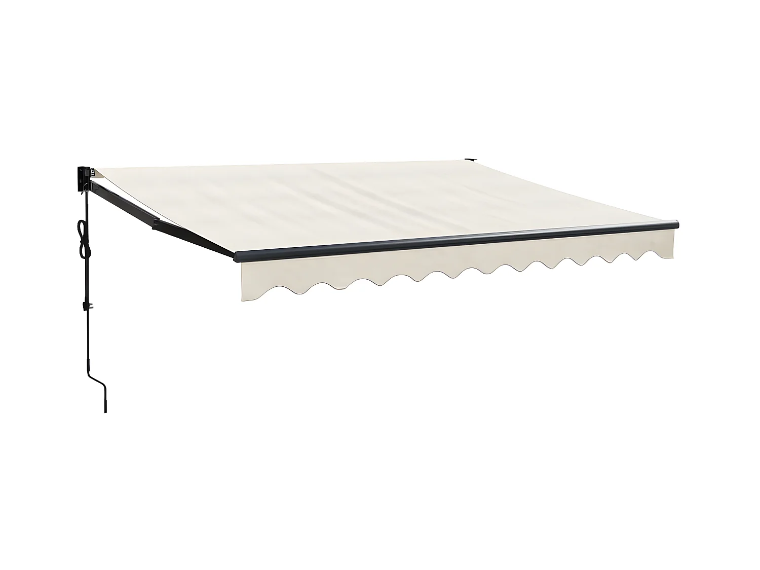 Auvent rétractable automatique crème 3x2,5 m WVGQ8666