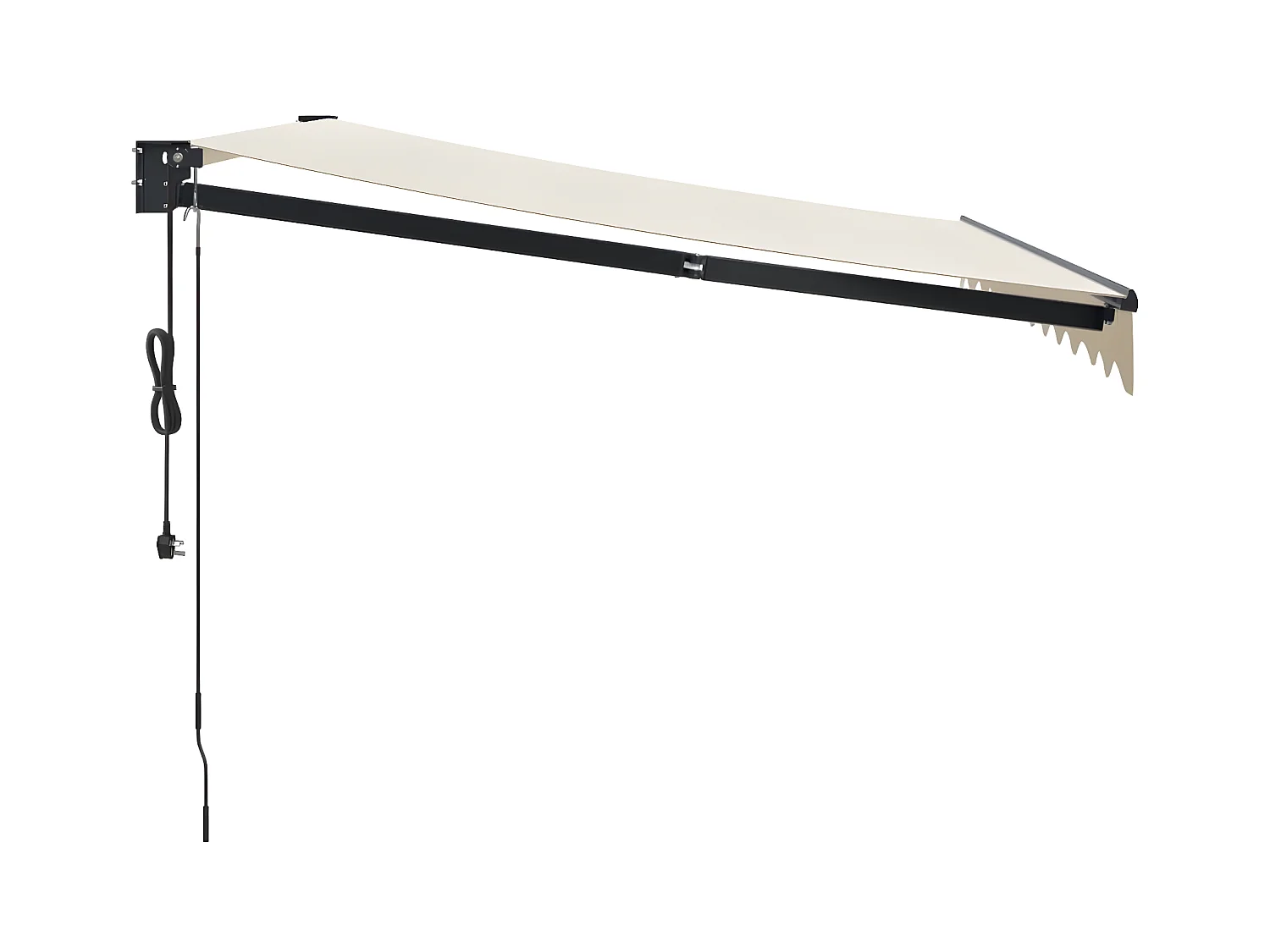 Auvent rétractable automatique crème 3x2,5 m WVGQ8666