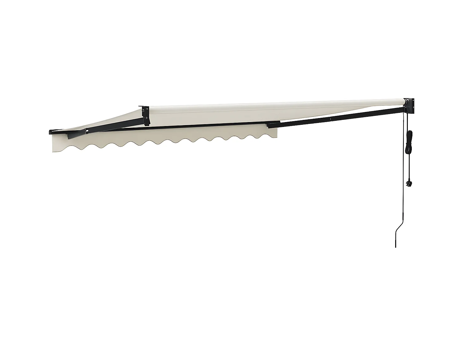 Auvent rétractable automatique crème 3x2,5 m WVGQ8666