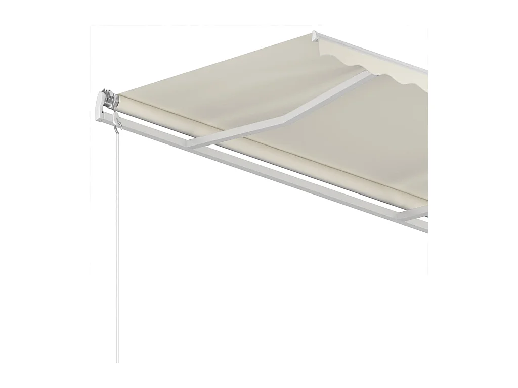 Auvent manuel rétractable 350x250 cm Crème WVGQ1009