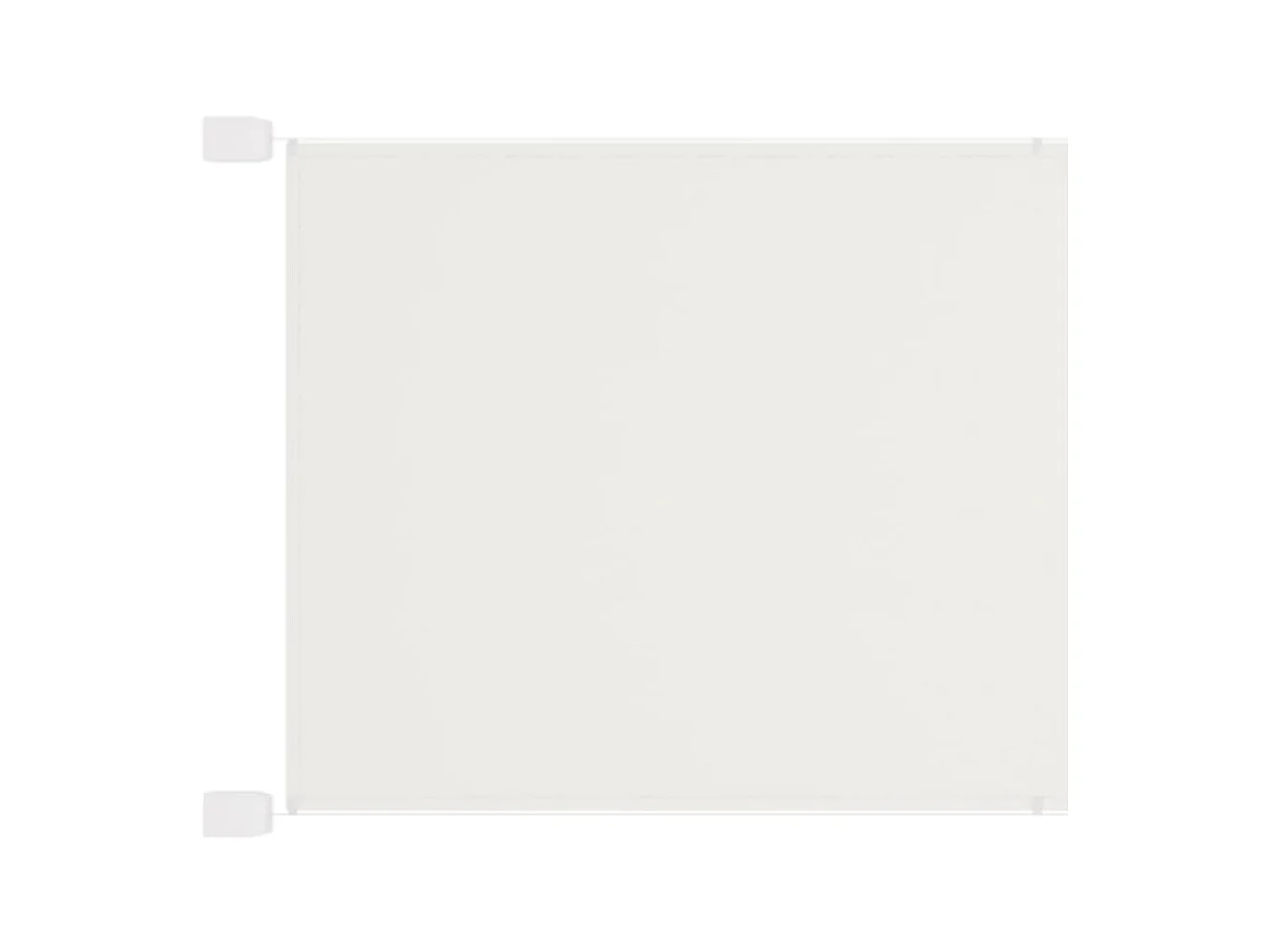 Auvent vertical Blanc 140x420 cm Tissu oxford WVGQ6456