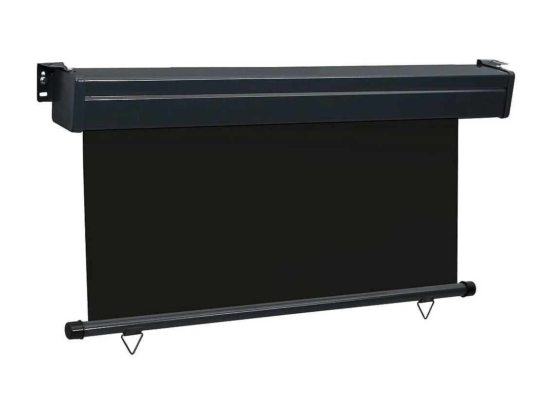 Auvent latéral de balcon 140x250 cm Noir WVGQ5681