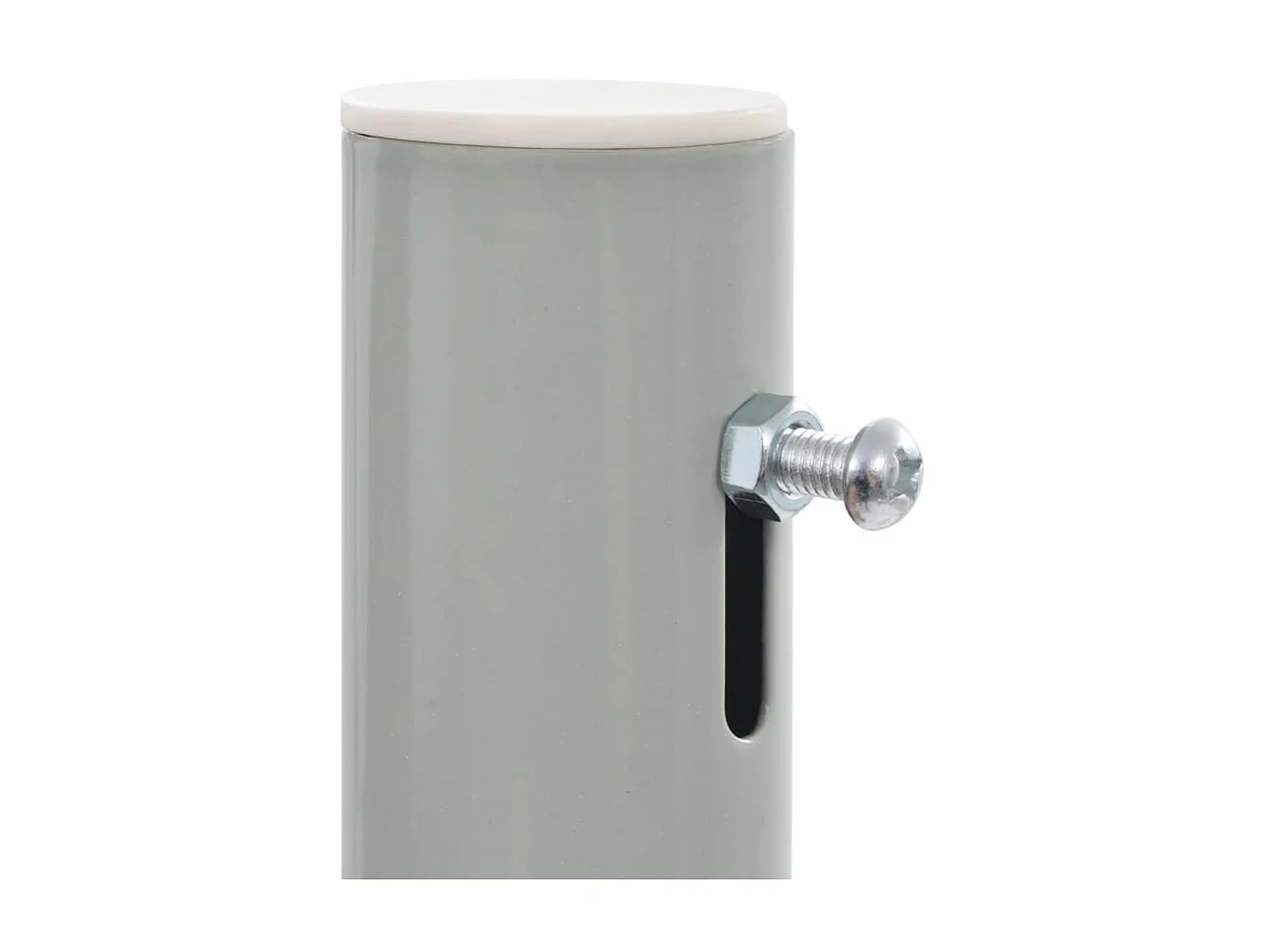 Auvent latéral rétractable de patio 100 x 300 cm Gris WVGQ9086