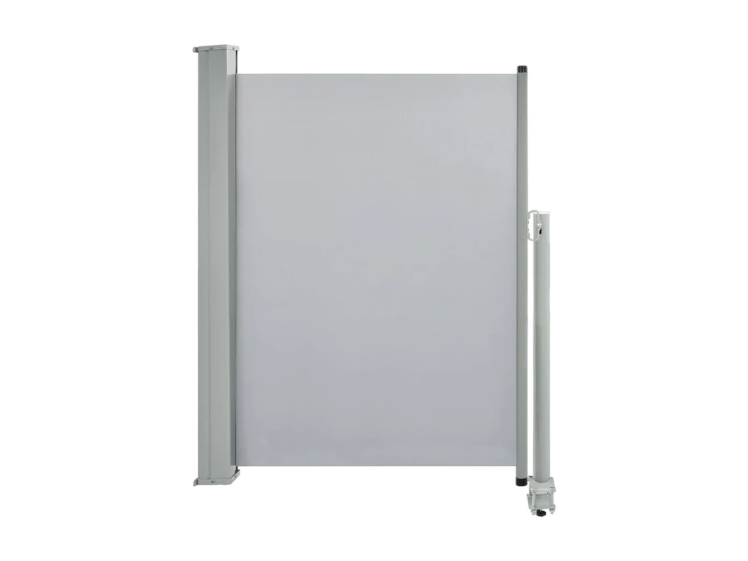 Toldo lateral retráctil para patio 100x300 cm gris ES67974