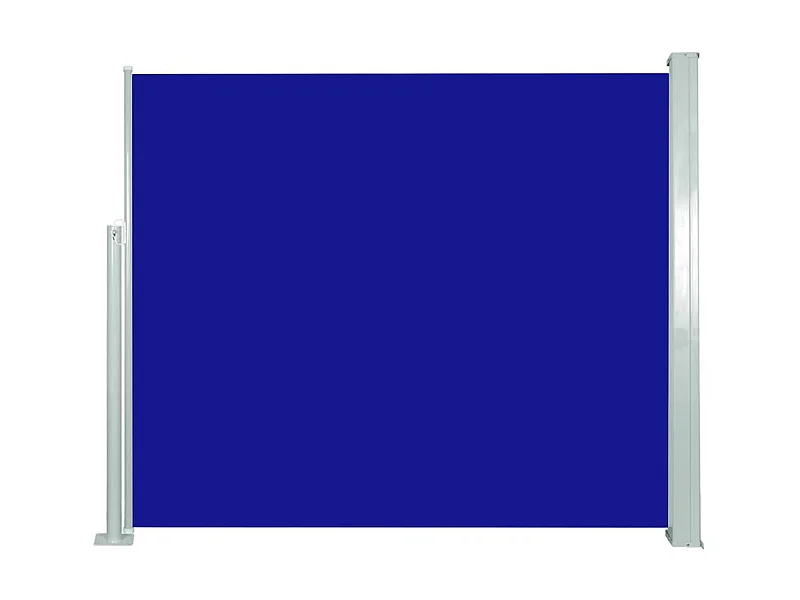 Toldo lateral retráctil 120x300 cm azul ES68680