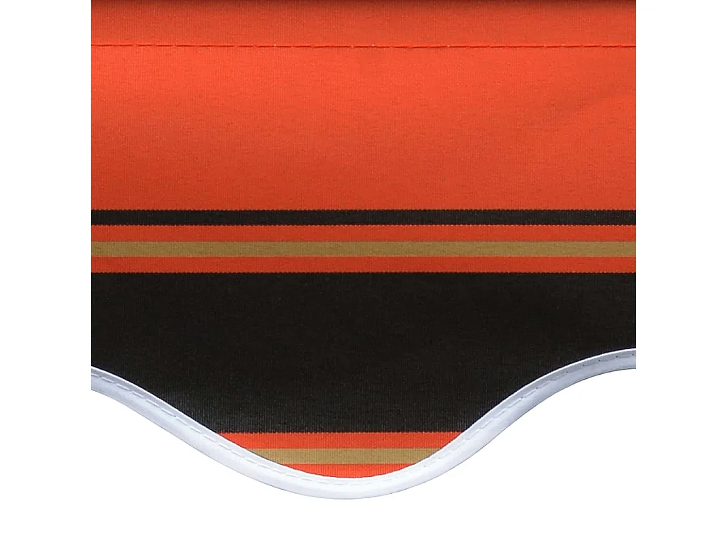 Toldo de lona naranja y marrón 300x250 cm ES43908