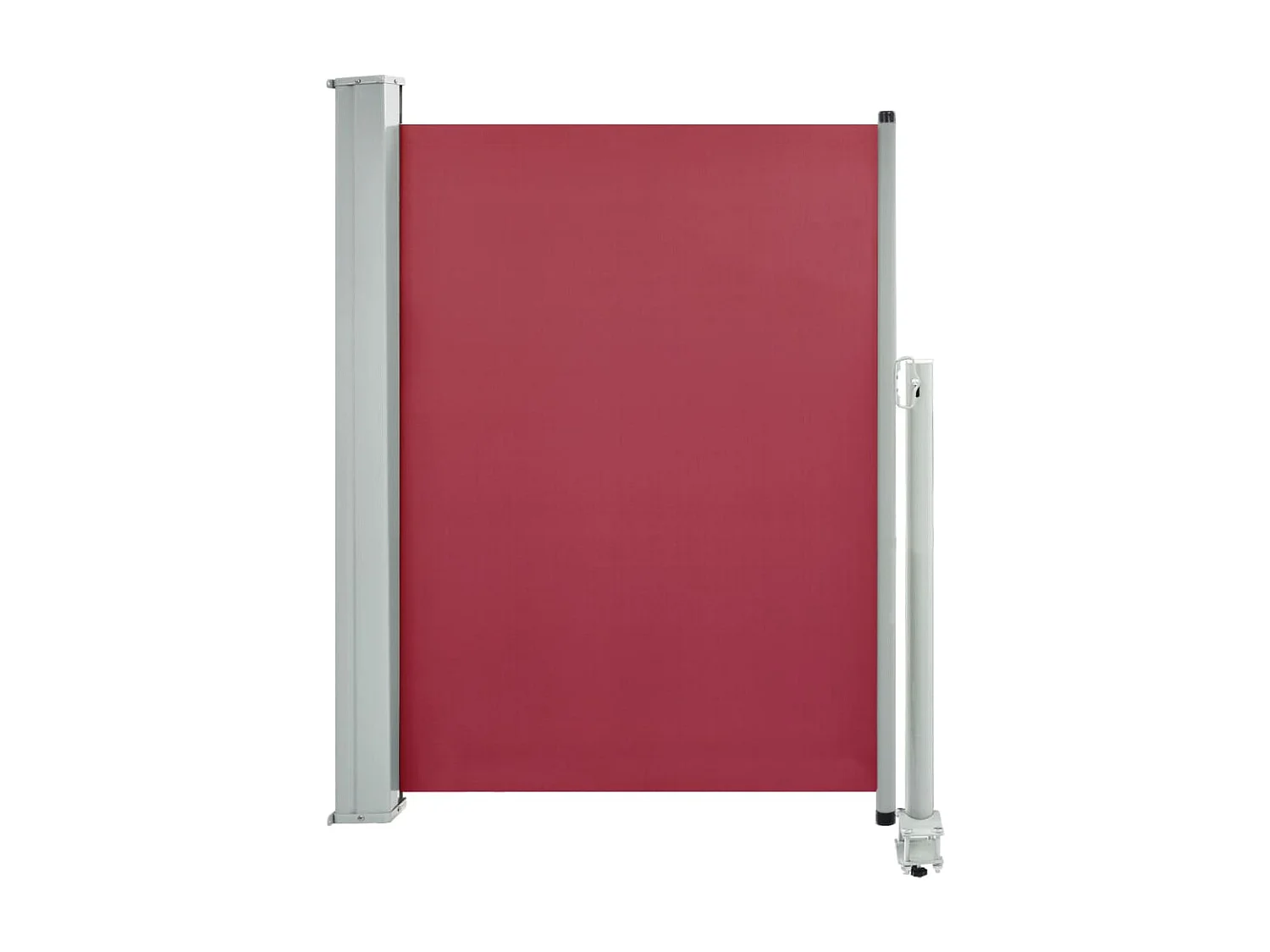 Auvent latéral rétractable de patio 100x300 cm Rouge WVGQ8117