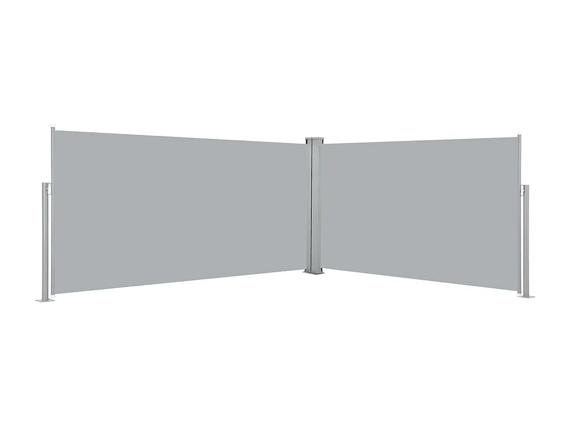 Toldo Lateral Retráctil 160x600 cm Gris ES63192