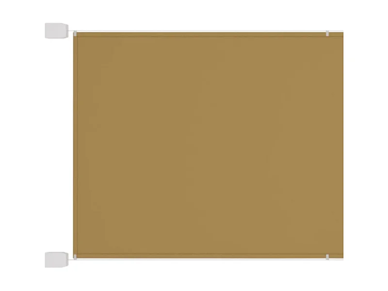 Toldo vertical beige 60x1200 cm tela oxford ES55337