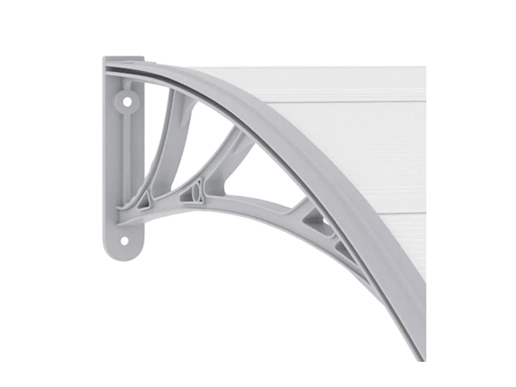 Deurluifel 200x100 cm PC grijs NL804565