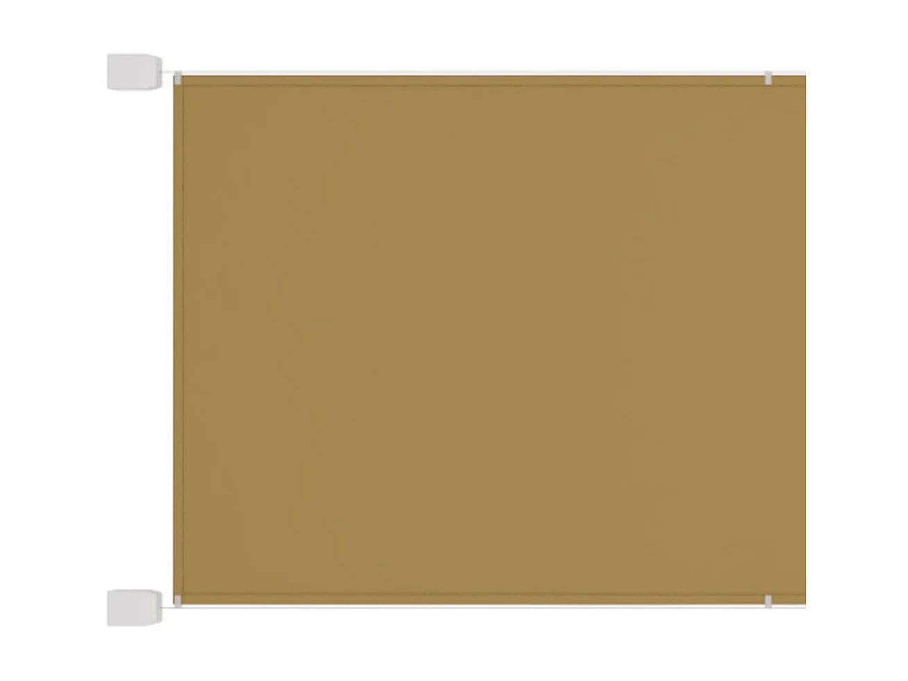 Auvent vertical Beige 100x1200 cm Tissu oxford WVGQ2664