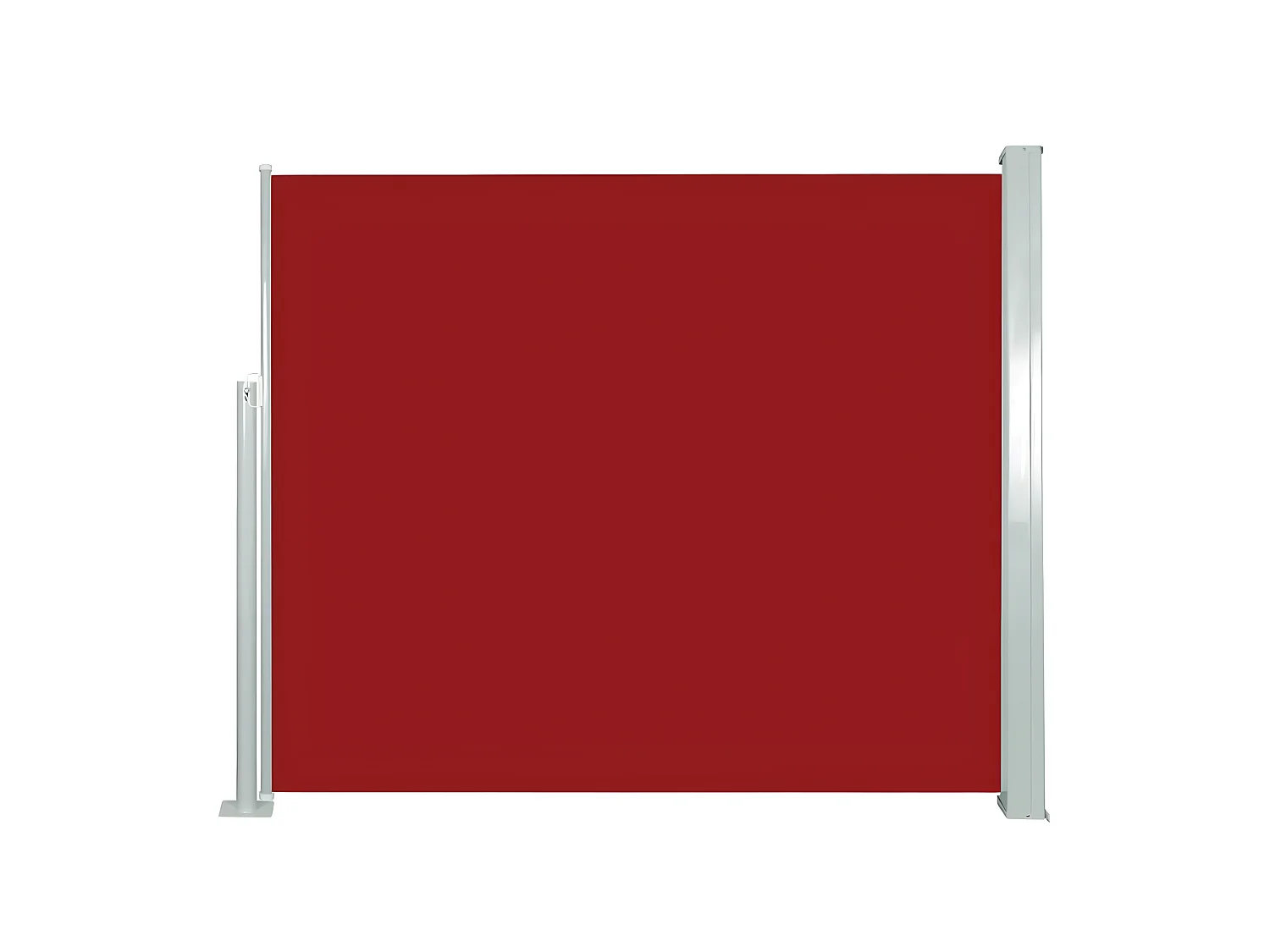 Auvent latéral rétractable 120 x 300 cm Rouge WVGQ2783