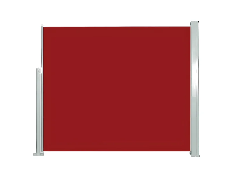 Auvent latéral rétractable 120 x 300 cm Rouge WVGQ2783