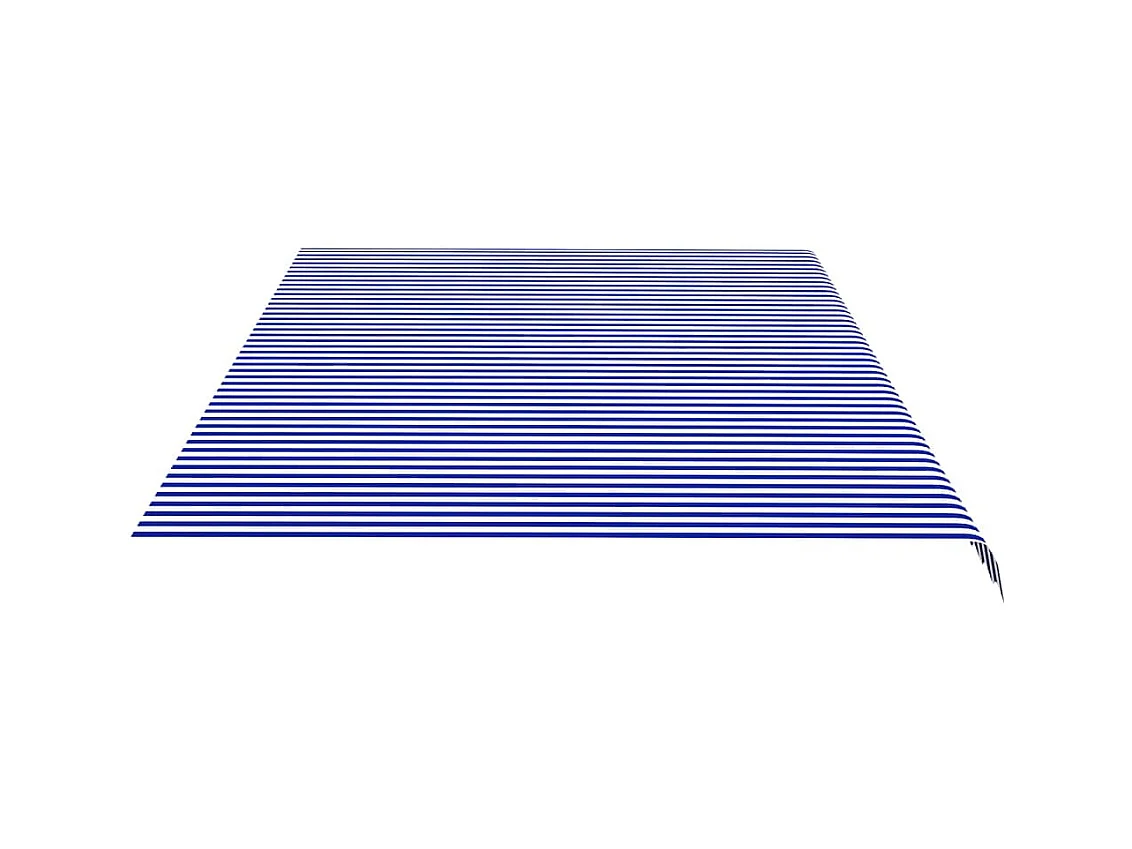 Vervangingsdoek voor luifel 6x3,5 m blauw en wit NL661199