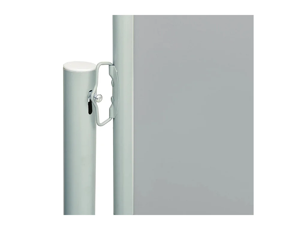 Auvent latéral rétractable de patio 117x600 cm Gris WVGQ7945
