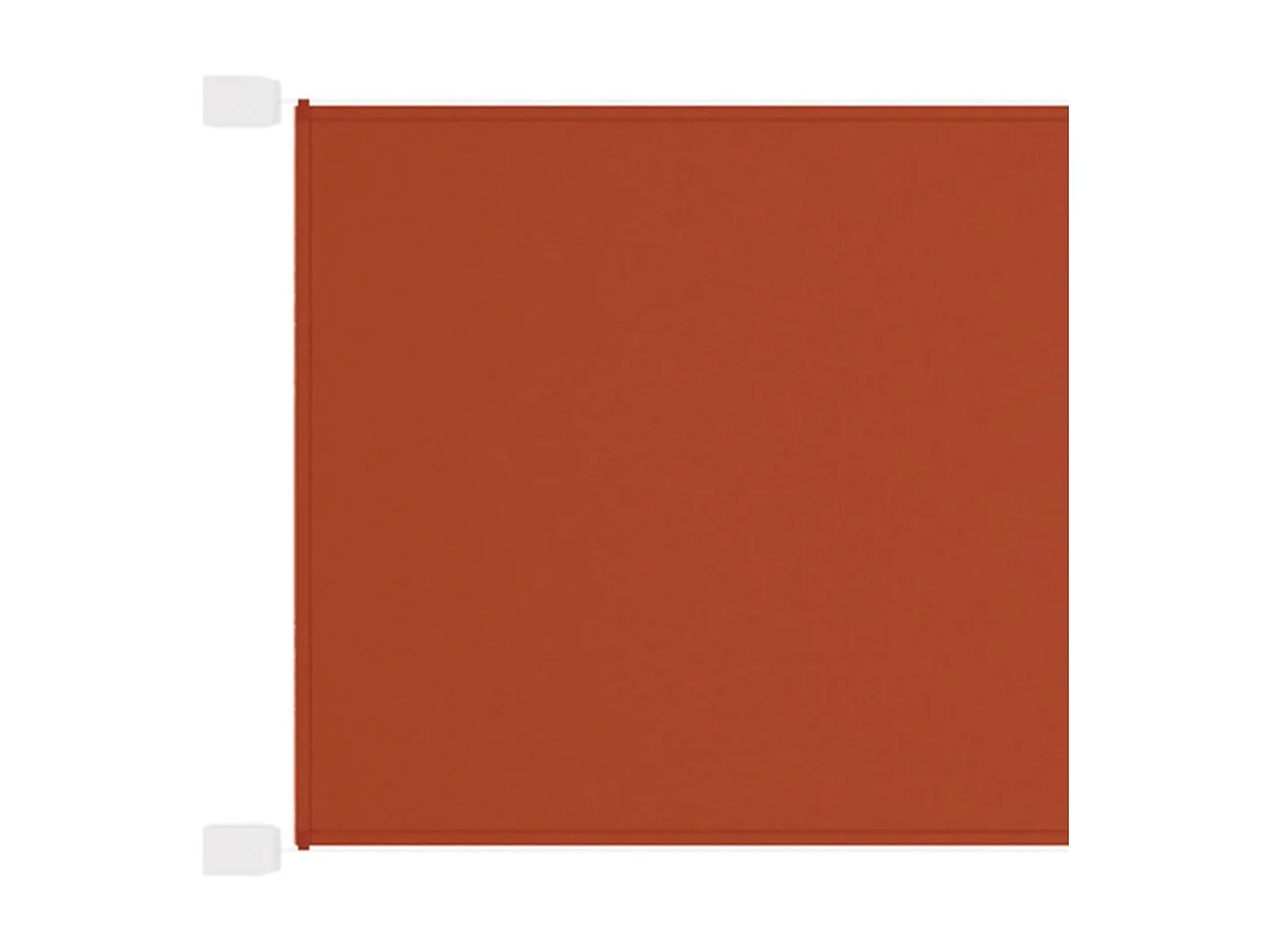 Auvent vertical Terre cuite 100x360 cm Tissu oxford WVGQ9746