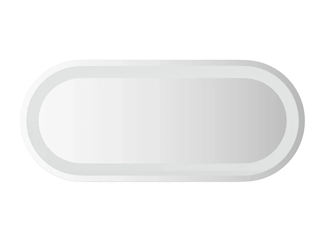 Miroir de salle de bain à LED 70x30 cm ovale WVGQ6787