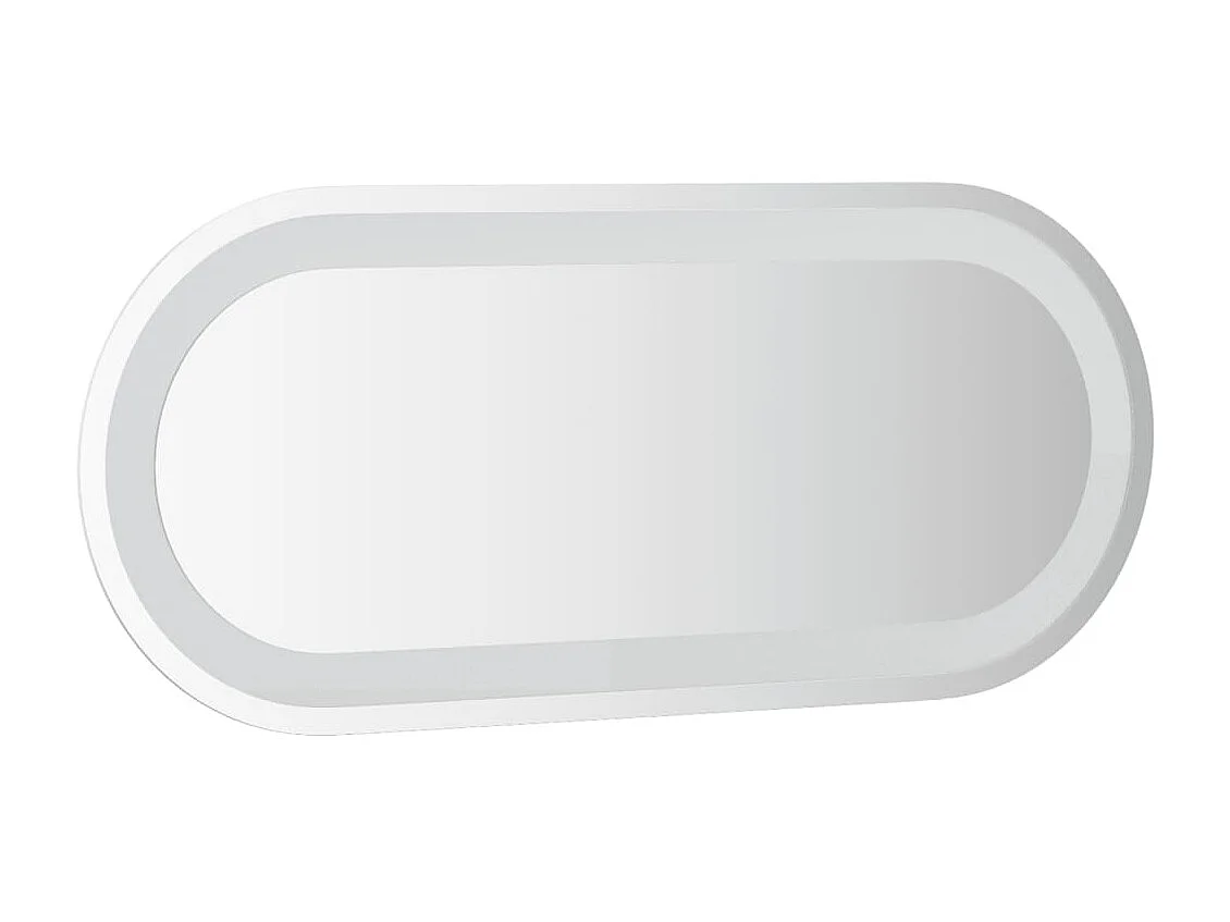 Miroir de salle de bain à LED 70x30 cm ovale WVGQ6787