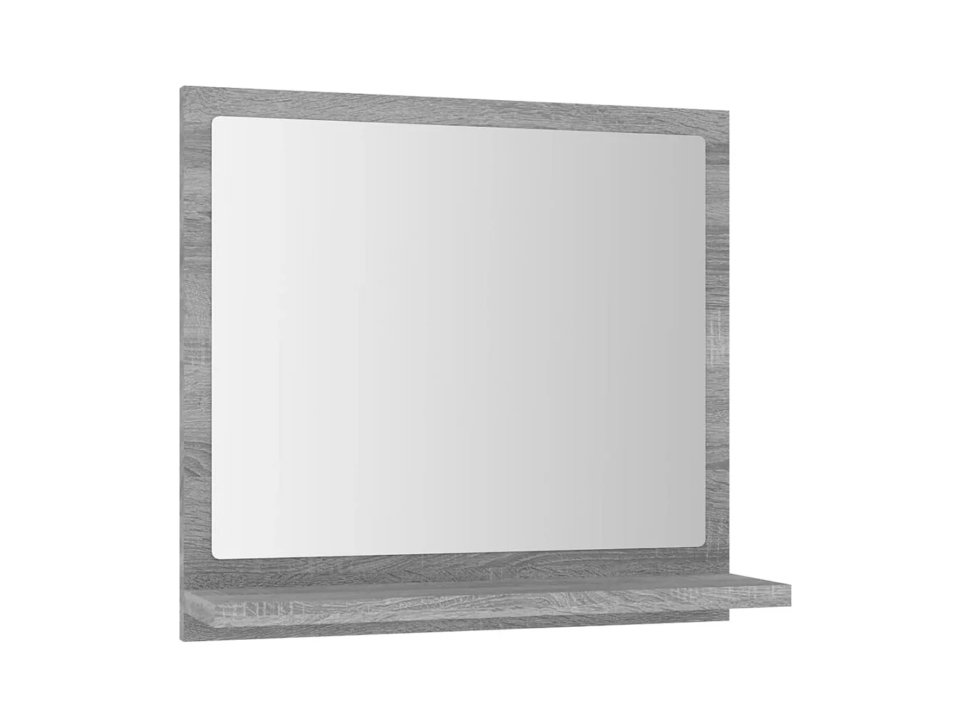 Miroir de bain Sonoma gris 40x10,5x37 cm Bois d'ingénierie WVGQ9965