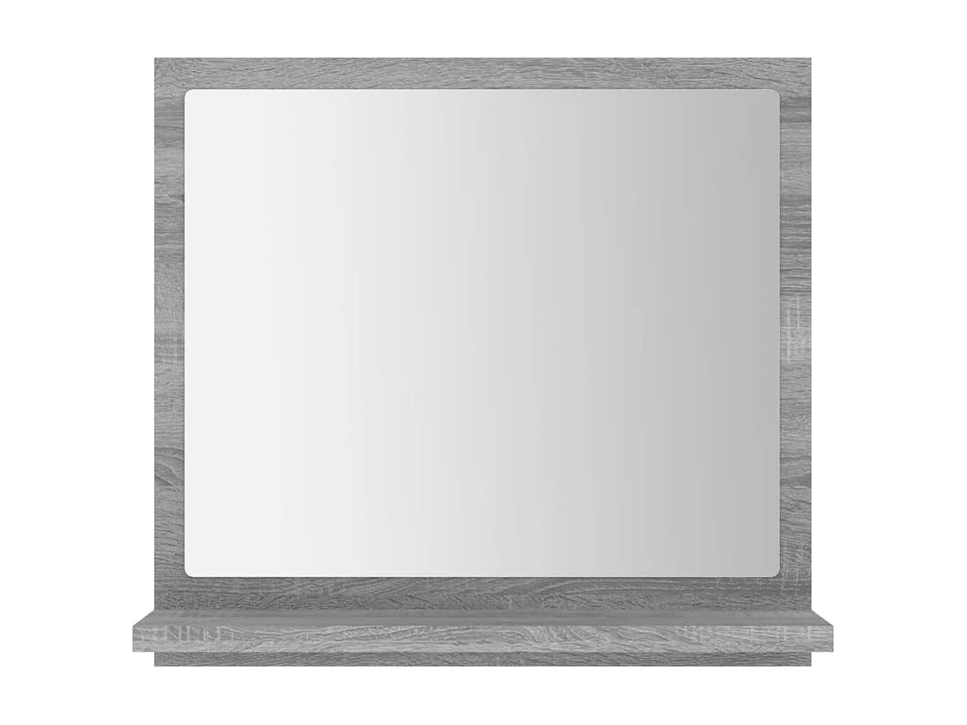 Miroir de bain Sonoma gris 40x10,5x37 cm Bois d'ingénierie WVGQ9965