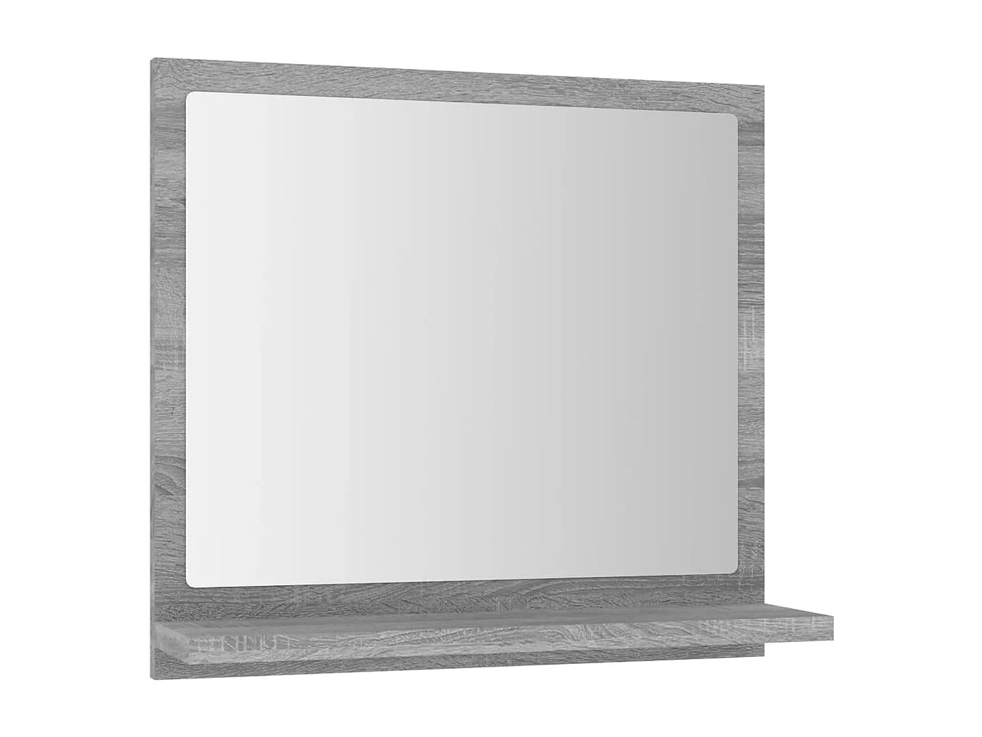 Miroir de bain Sonoma gris 40x10,5x37 cm Bois d'ingénierie WVGQ9965