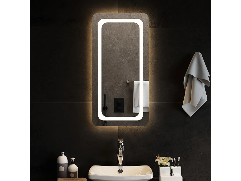 Miroir de salle de bain à LED 40x80 cm WVGQ7596