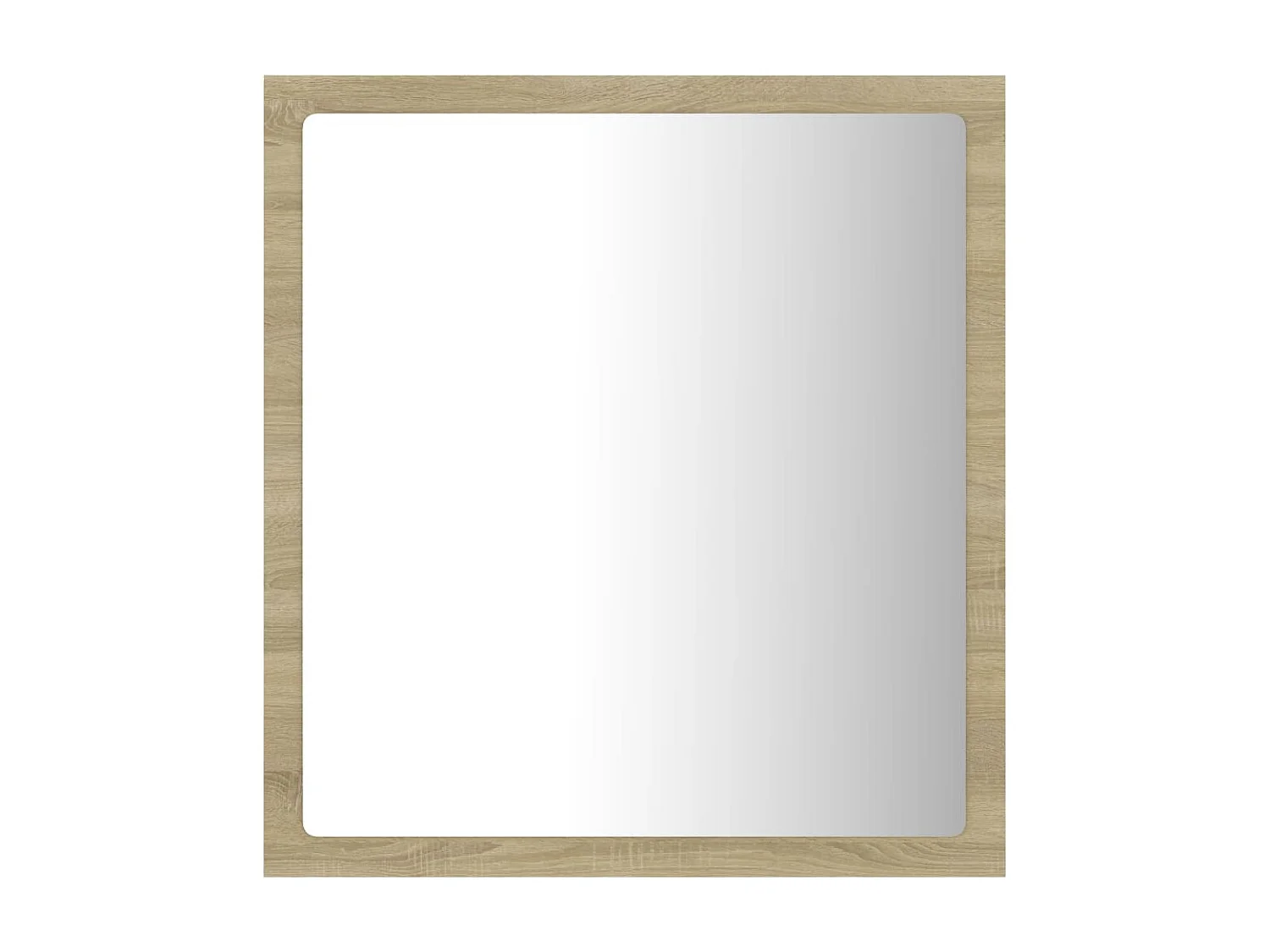 Miroir LED de salle de bain Chêne sonoma 40x8,5x37 cm Acrylique WVGQ2371