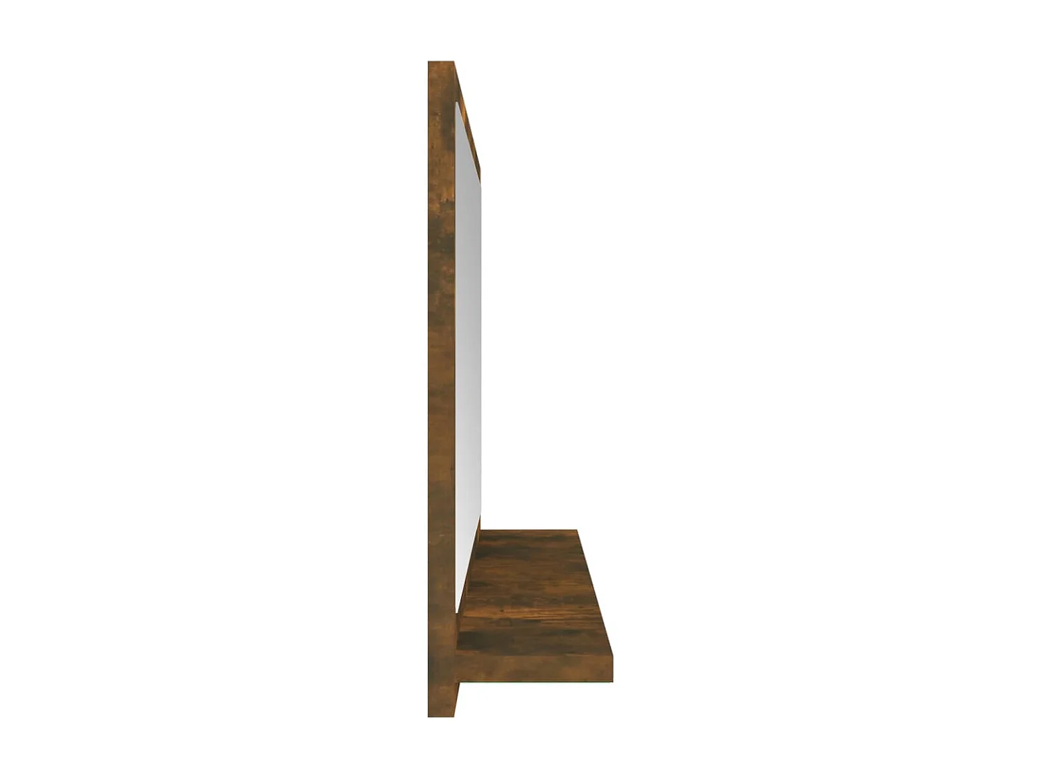 Miroir de bain Chêne fumé 60x10,5x37 cm Bois d'ingénierie WVGQ8556