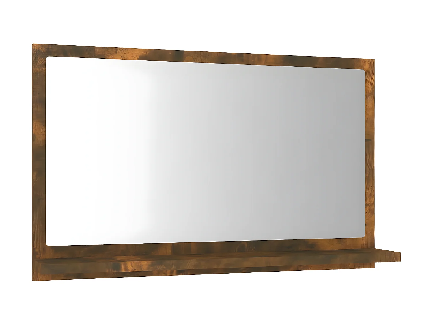 Espejo de baño madera contrachapada roble ahumado 60x10,5x37 cm ES373263