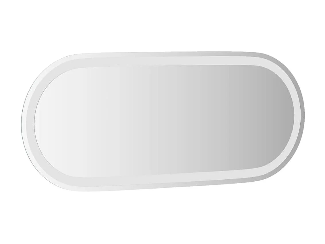 Miroir de salle de bain à LED 90x40 cm ovale WVGQ7247