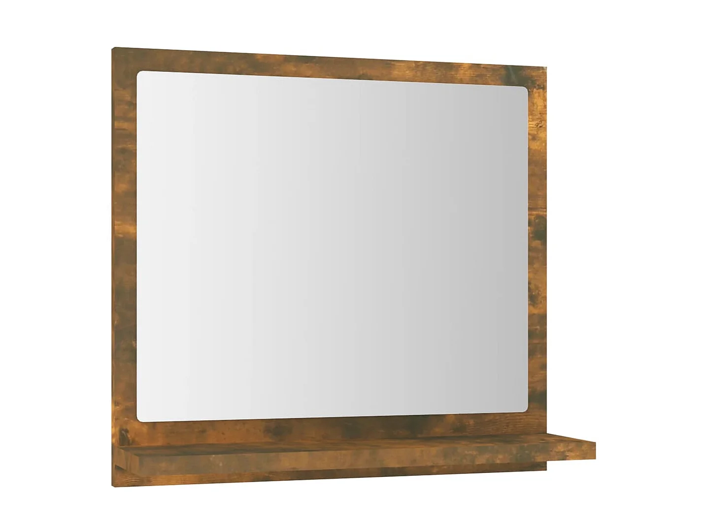 Miroir de bain Chêne fumé 40x10,5x37 cm Bois d'ingénierie WVGQ5077