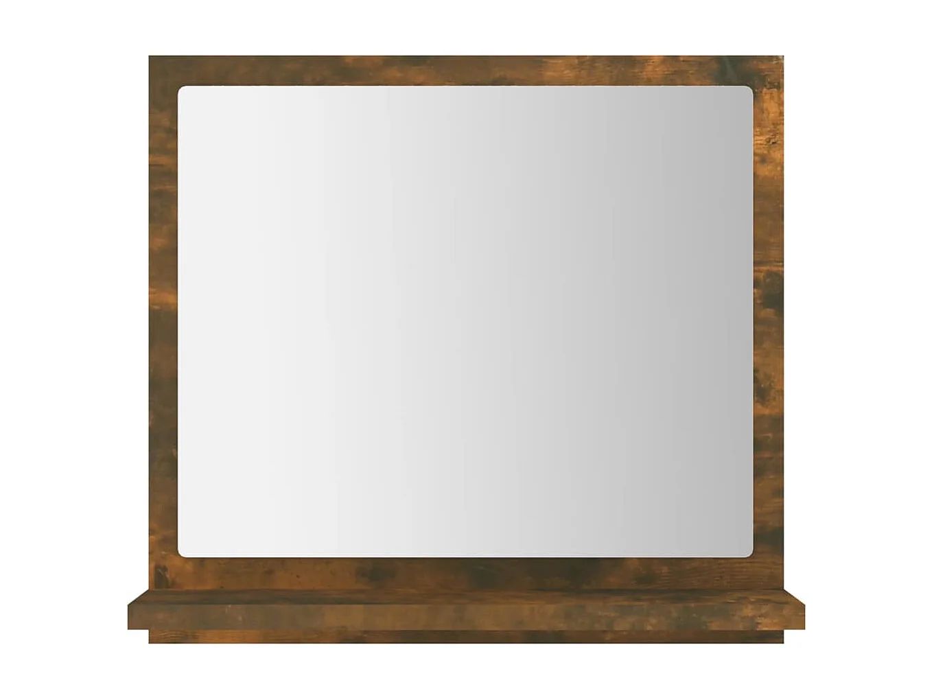 Miroir de bain Chêne fumé 40x10,5x37 cm Bois d'ingénierie WVGQ5077