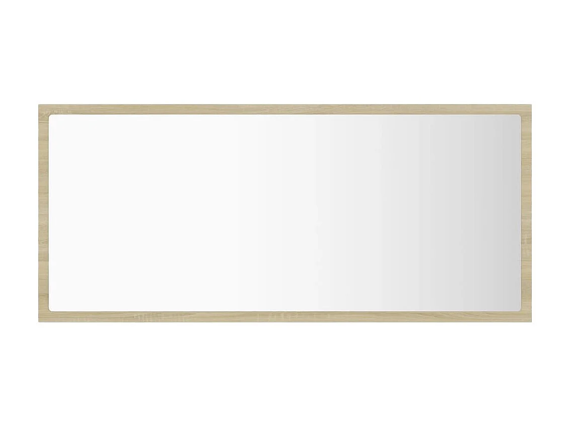 Miroir LED de salle de bain Chêne sonoma 90x8,5x37 cm Acrylique WVGQ4495