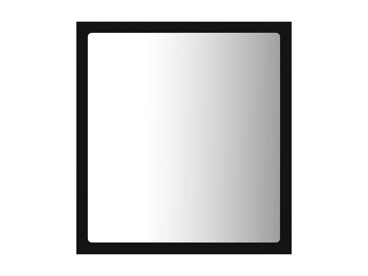 Badkamerspiegel LED 40x8,5x37 cm acryl zwart NL876162