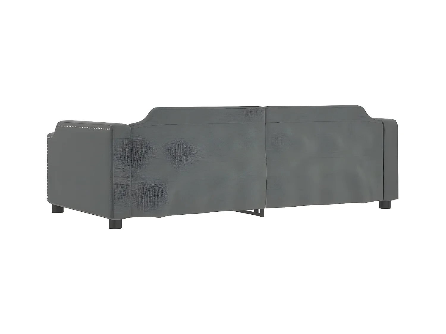 Tagesbett,Sofabett Dunkelgrau 90x200 cm Stoff -gkd69527