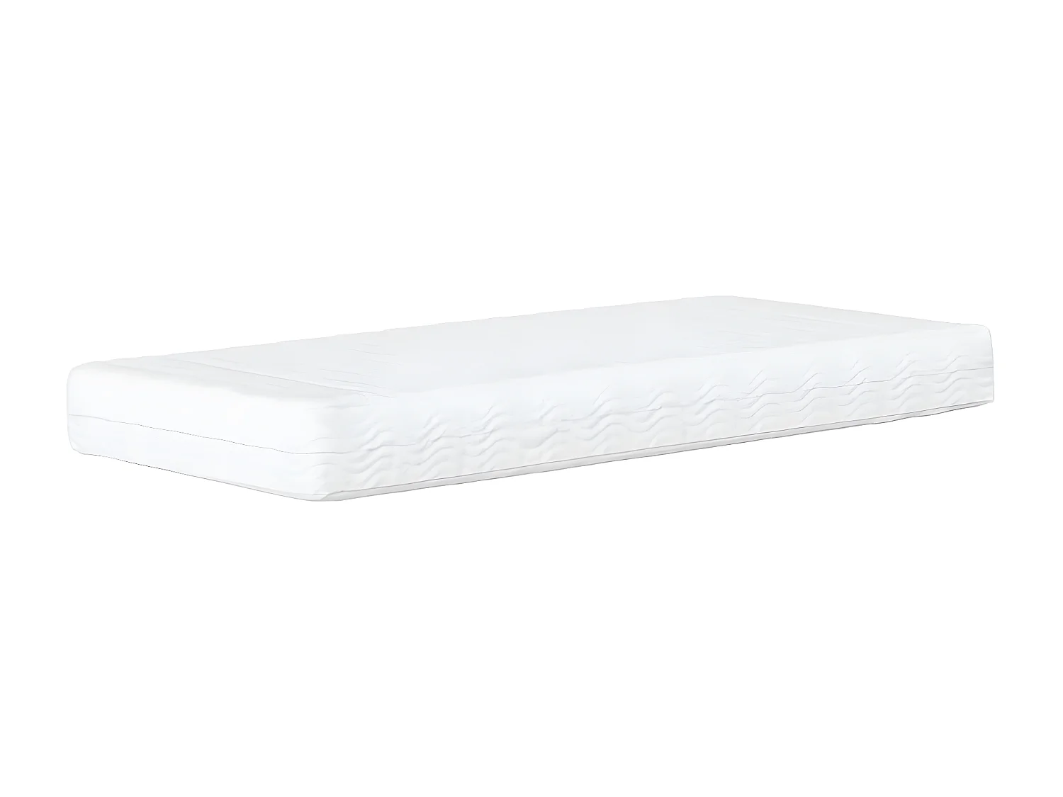 Lit - 90x200 cm avec matelas noir tissu WVGQ2982
