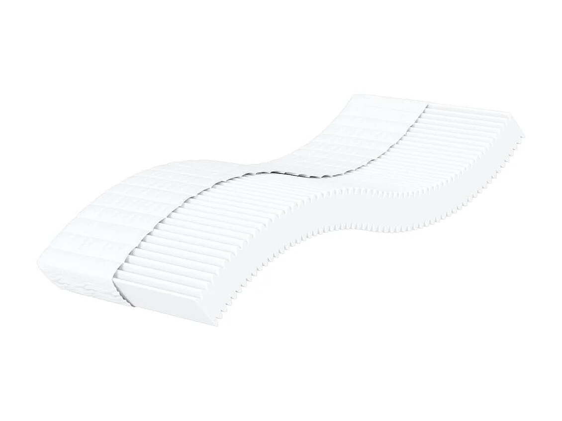 Lit - 80x200 cm avec matelas noir tissu WVGQ1670