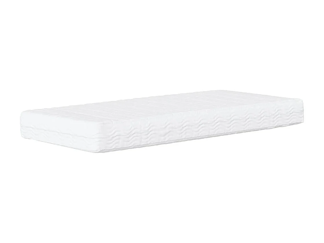 Lit - 100x200 cm avec matelas gris clair tissu WVGQ2677