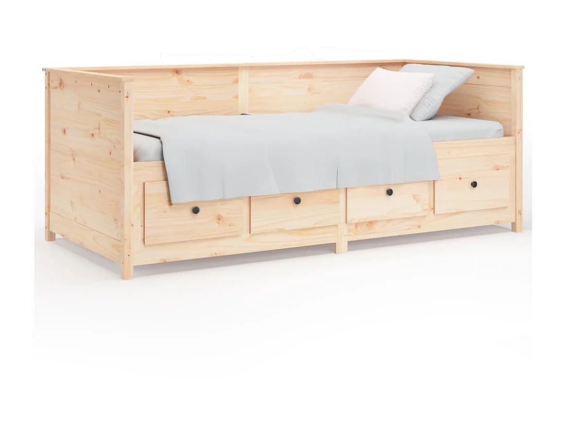 Lit - 80x200 cm Bois de pin massif WVGQ1869