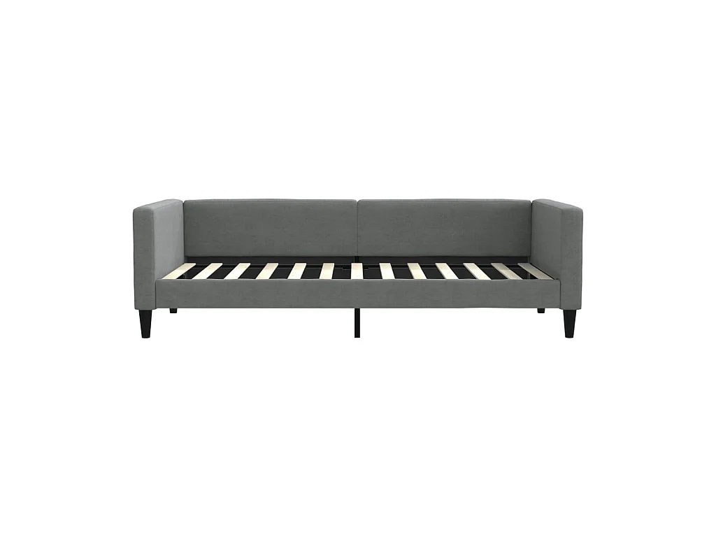 Tagesbett,Sofabett Dunkelgrau 90x200 cm Stoff -gkd38698